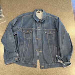 Big‎ Mac Denim Trucker Jacket Vintage 80s JCPenney Made In USA XL